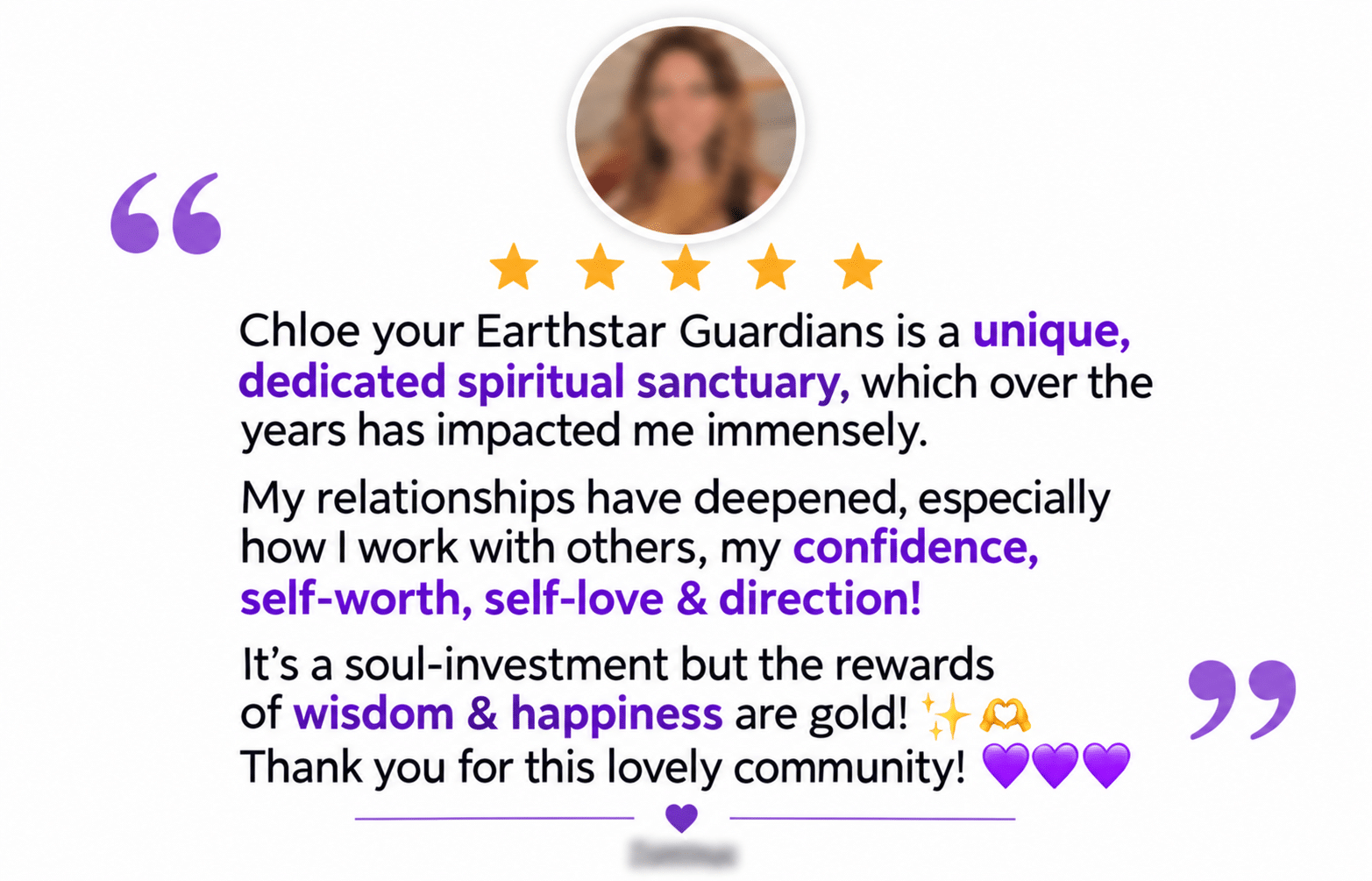 Earthstar Guardians testimonial card-2