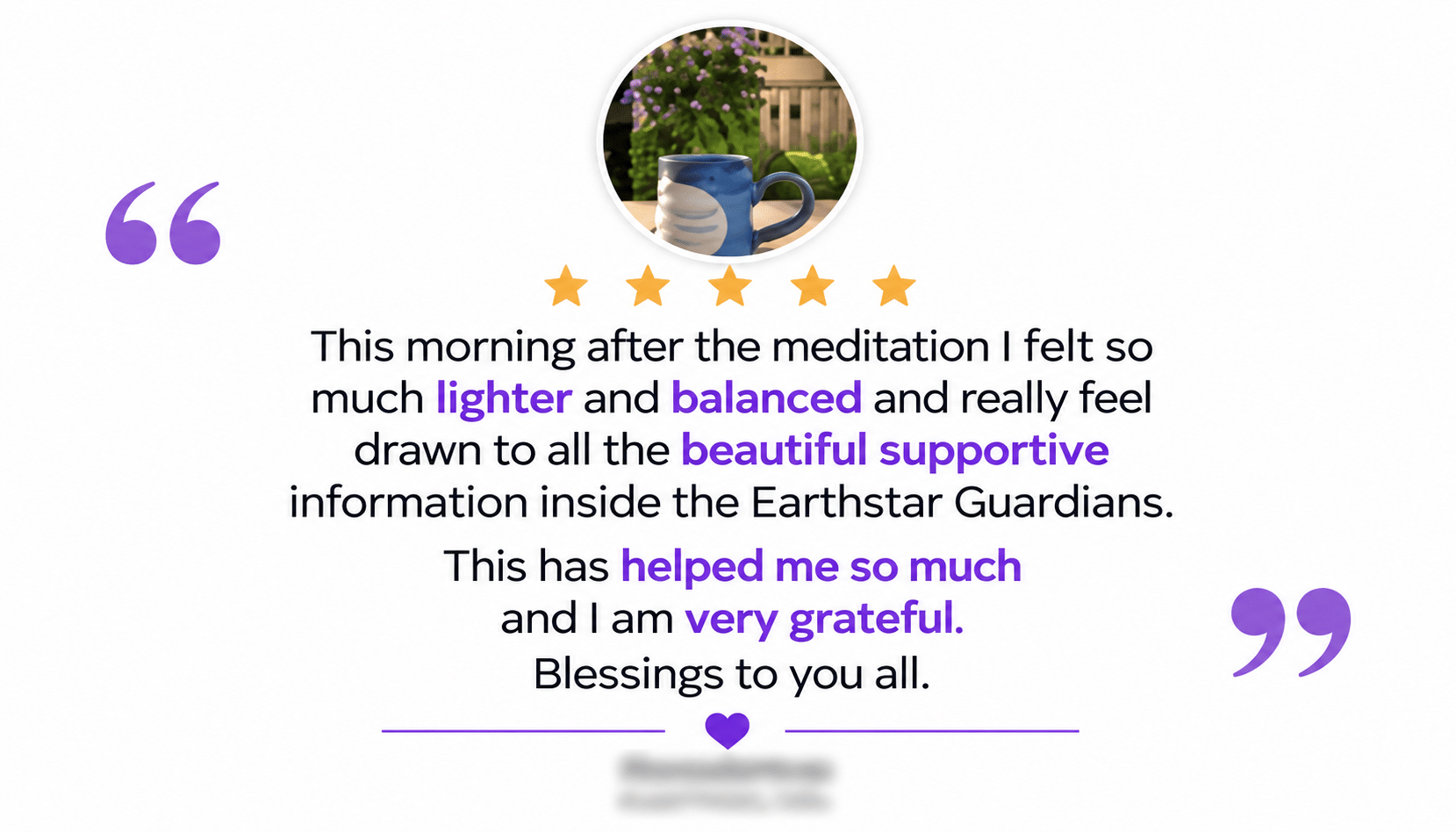 Meditation gratitude testimonial card-3